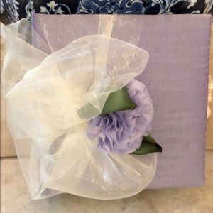 Elegant lilac Silk photo album NEW